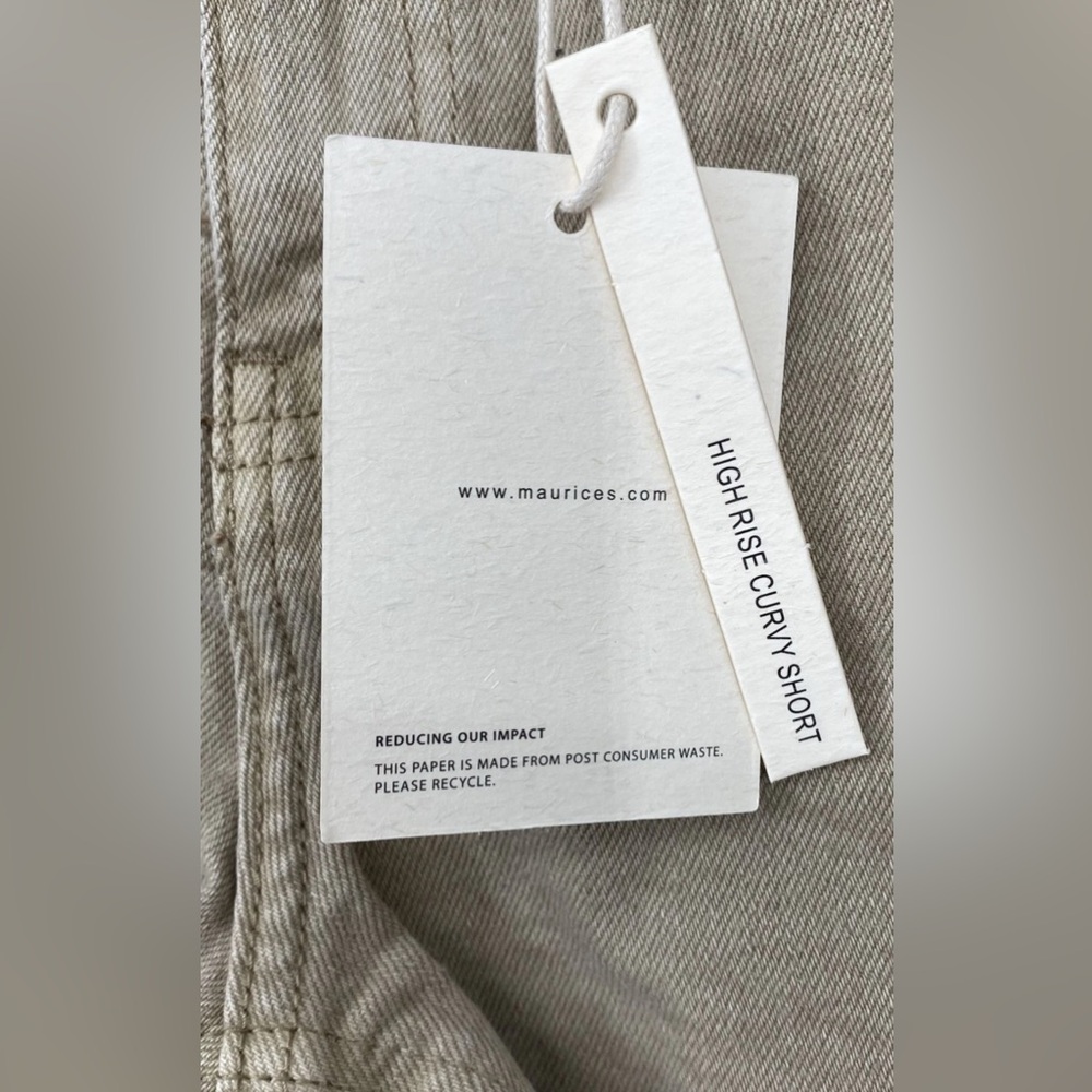 KanCan Women's Brown Frayed Hem Jean Shorts - Picture 9 of 15